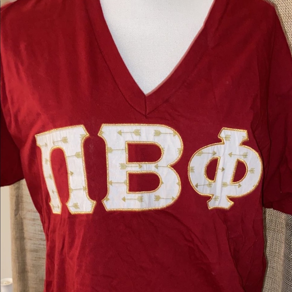 Pi Beta Phi Arrow Stitched Letters size L